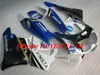 Motorcykel Fairing Kit för Honda CBR900RR 893 96 97 CBR 900RR CBR900 1996 ABS White Blue Fairings Set + Gifts HX07