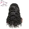 Evermagic Long Lace Front Human Hair Wigs With Baby Hair Pre-Plucked Hairline Brazilian Remy Body Wave Full Lace Human Hair Wigs For Women