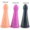 192mm Grande Forma di Cono Spina Anal Plug Giocattoli Del Sesso Per La Donna Masturbarsi Ventosa Butt Plug Ano Vaginale Massaggio Per Adulti Negozio Erotico S924