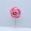 Fiore all'occhiello coreano fiore artificiale 663 spilla rosa versione coreana della spilla maschio e femmina ago lungo sposa fiore all'occhiello