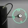 Duurzaam Verstelbare Gadget Flexibele LED Light USB Fan Time Clock Desktop Clock Cool Gadget Time Display Hoge kwaliteit