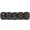 Resin Black Skull Dice Game Novelty Fancy Casual Toy Festival Party Drink Beer Dices Toys Bar Supplies 15kb ff