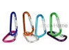 Carabiner keyring metal carabiner سلسلة مفاتيح سلسلة مفاتيح مفاتيح الخطاف لليوع الرياضي في الهواء الطلق d 56*29mm b 60*28mm شكل ألومك الألومنيوم