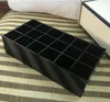 Classic Highgrade Acrylic 18 grid Storage Box Cosmetic Multifunctional Storage Box Lip gloss display stand with gift packing7442470