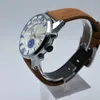 販売中42mmクロノグラフミリタリーレザークォーツメンズデザイナーウォッチ卸売日日メンズウォッチギフト男性腕時計モントル
