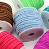 30Colors 1/8 Skinny Elastic 3mm Bredd 50Yarger / Roll DIY Baby Headbands Hair Tillbehör Huvudbonader för kvinnor Du väljer 3 färger