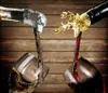 Vinhällare och proppvin Aeratorer Rostfritt stål Hjortstag Head Wine Pourner Stags Head Bottle Stopper Silver Färger