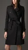 Spring Autumn  Casual Trench Coat For Women Plus Size Long Double Breasted Slim Windbreaker Outerwear Elegant Overcoats