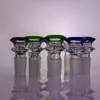 5 färger nya designglasblås tillbehör 14mm skål 18mm rökningstillbehör för bong vatten bongs grossist