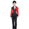 Jongen Moderne Latin Dans Kleren Set Mens Ballroom Shirt Competition Dansende Kleren Rode Tango Oefenen Overhemd en Broek