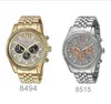 2018 новая мода классический бизнес большой циферблат женские часы 8494 8515 + оригинальный футляр + Оптовая и розничная продажа + Бесплатная доставка