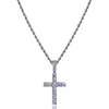 Croix pendentifs collier chaînes en or pour femmes hommes Hip Hop hommes bijoux diamant Zircon pendentif déclaration collier accessoires