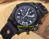Luxe Nieuwe Seawolf Diver ProAB01901A Black Dial Quartz Chronograph Mens Horloge PVD Black Case Rubberen Strap Gents Sport Horloges Pure_Time