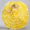 360도 스페인어 투우 밸리 댄스 드레스 스커트 긴 가운 플라멩코 필름 스커트 여성용 여자를위한 레드 플라멩코 드레스 L189