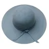 Fashion Fedoras Women Autumn Summer Lady Sun Hat Solid Beach Sun Hat Female Casual Waves Large Brim Sunbonnet Fedoras1