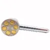 DHL Tobacco Grinder Smoking Pipes Bullet Shaped 3 layered Metal Alloy herb Cigar Spice Crusher Cigarette Rolling Machine Rubblet Rotating