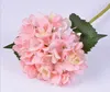 Fleur d'hortensia artificielle faux hortensias simples 17 couleurs pour centres de table de mariage fleurs décoratives de fête à la maison GA306