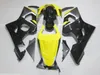 Venda quente kit faring para SUZUKI GSXR600 GSXR750 04 05 K4 aftermarket GSX-R600 / 750 2004 2005 amarelo preto prata carenagens set CD66