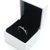 Brand New 18K Rose Gold überzogene Kronen-Ring mit CZ-Diamanten Original-Geschenk-Box für Pandora 925 Sterling Silber Schmuck Ringe für Frauen