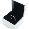 Nuovissimo anello corona placcato oro rosa 18 carati con diamante CZ Confezione regalo originale per anelli gioielli in argento sterling Pandora 925 per donna