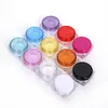 5g Acrylic cream jar plastic cosmetic container makeup sample jar, square base cream box LX1105
