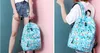 Schoolbag Canva + Oxford kumaş Sırt Çantası Eğlence moda Çizgili sırt çantası Açık seyahat çantaları Yüksek kapasiteli Sırt Çantası Laptop Sırt Çantaları A20
