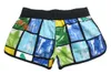 Высокий Plaid Мода сексуальные шорты женщин Swimtrunks Quick Dry Surf штаны высокого качества Beachshorts совета Шорты бермуды Шорты Пляжные брюки