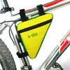 B-SOUL 4 Colors Waterproof Triangle Cycling Bicycle Front Tube Frame Bag Mountain MTB Bike Pouch Holder Saddle Bag 1.5L