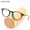 Drewniane Okulary Myopic Ramki Mężczyźni Kobiety Wyraźne Obiektywne Okulary Okulary Okulary Optical Specstruds Wood Retro Okulary Ramki