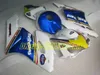 Kit de carénage de moto pour Honda CBR1000RR 04 05 CBR 1000RR 2004 2005 CBR1000 ABS Ensemble de carénages bleu blanc + Cadeaux HM06