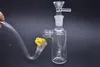 45 Degrés New J Adaptateur Paille De Verre avec Bong En Verre Ash Catchers 14mm D'épaisseur Pyrex Bubbler Ashcatcher Tube Tuyaux De Fumer De L'eau Avec Bol