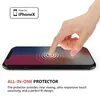 0,33 mm Privatsphäre-Displayschutzfolie Anti-Spy-Hartglas für iPhone 15 14 14Pro 13 13pro 12 Mini 11 Pro Max Xs XR 7 8 6S Plus ohne Verpackung