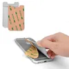 Elastische Lycra-kaarthouder mobiele telefoon portemonnee case ultra-slanke zelfklevende creditcardportefeuilles voor smartphones