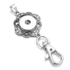 Noosa Snap Style Schmuckknöpfe Anhänger Halskette mit hohlen Kristall-Anhängern in Schlüsselanhänger-Form. Mischungsauftrag