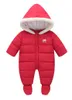 Babykleding Nieuwe Winter Hapleed Baby Rompers Dikke katoenen outfit Pasgeboren jumpsuit voor kinderen Baby Costume7263665