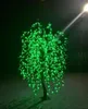 LED Willow Tree Light LED 1152pcs LEDs 2m/6.6FT Green Color Rainproof Indoor or Outdoor Use fairy garden Christmas Decoration.