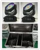 2PCS LEDステージMovinghead Wash Lights 36x18W 6in1 rgbwauv led Moving Head Zoom Lightが戦闘ケースでリング形状効果で