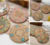 1000pcs Classic Round Plain Cork Coasters Drink Wine Mats Cork Mats Drink Wine Mat ideas for wedding and party gift IB728