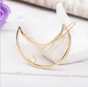 Fashion hair accessories simple geometric patterns hair clips jewelry simple hair card headband moon circle girls holder