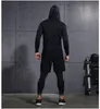 2017 Snabba torra mäns löpande uppsättningar 6pieces / set compression sport kostymer basket tights kläder gym fitness jogging sportkläder