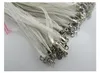 Mode 100 st parti 22Colors du väljer Organza Voile Ribbon Halsband Pendants Chains 3 1 18 44CM SMEEXKE DIY221J