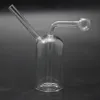 Mini quemador de aceite de vidrio Bubbler para plataformas DAB Bongs Ash Catcher Hookah Pipe Envío en 6 horas