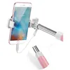 Mini Wire control Selfie Stick Monopiede pieghevole a specchio in acciaio inossidabile Estensibile Palmare portatile universale per Android Iphone 7 8 8plus x