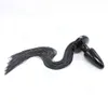 Anal Toys Silicone Horse Tail Whip Black Pony Plug Cosplay Animal PET Game Toy Insert Role #G94
