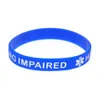 100PCS Hearing Impaired Silicone Rubber Bracelet As A Reminder in Daily Life By Wear This Jewelry