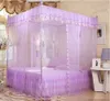 4 Corners High QC Post Bed Canopy Mosquito Net Size Twin-XL Full Queen Cal King No hardware