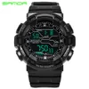 Mężczyźni Zegarki Sport Top Sanda Marka Męskie Wojskowe Zegarki Wojskowe Digital Led Electronic Man Wristwatches Relogio Masculino