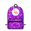 Flamingo Animal Impressões Mochilas para 14 polegadas Laptop Unisex Lightweight School Bags Mulheres Homens Ao Ar Livre Anota Travel Knapsack Crianças Canvas Rugtas
