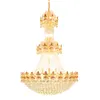 Lustre de cristal moderno LED LEITO AMERICANO AMERICANO CRISTAL CHANDELIERS LUZES DE FETO HOTEL HOMEN LUDERS SANGUENS EUROPEIRAS DROPLEGH 3 DROPLE