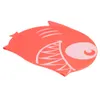 XinHang Karikatür Balık Köpekbalığı Desen Silikon Yüzme Kap Pürüzsüz tasarım, toksik olmayan ve kokusuz, yüzme için rahat kullanım